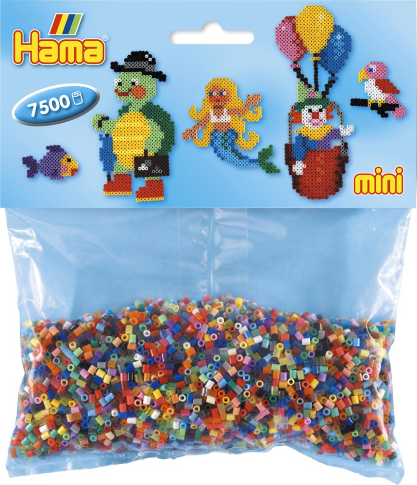 Sachet 7500 Mini perles Hama 48 couleurs 583- Perles à