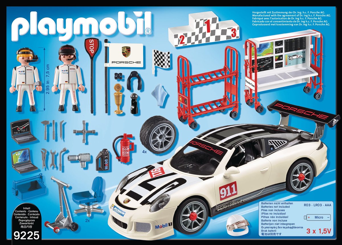 Playmobil Porsche 911 GT3 Cup (9225) au meilleur prix sur