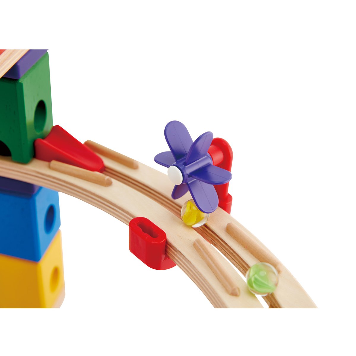 Circuit Billes Bois Hape - E6007 - Jeu De Construction En Bois Circuit Billes Bois Hape - E6007 - Jeu De Construction En Bois