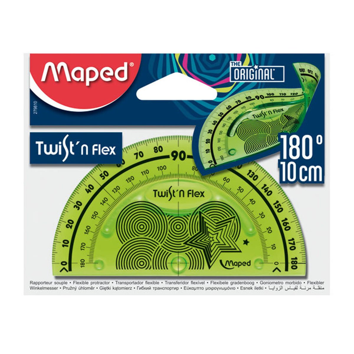 4 Pièces Transparent Rapporteur 180°, Rapporteurs D'Angle En