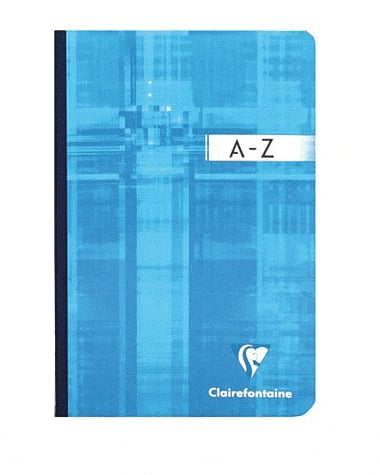 1 répertoire broché - 11 x 17 cm - Clairefontaine - 96 pages