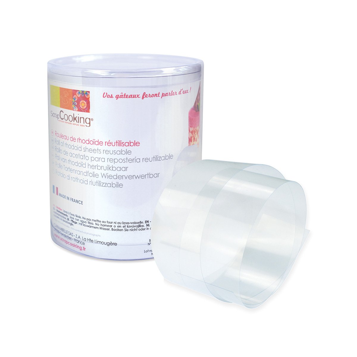 Ruban de rhodoïde ScrapCooking® m x cm Ustensiles