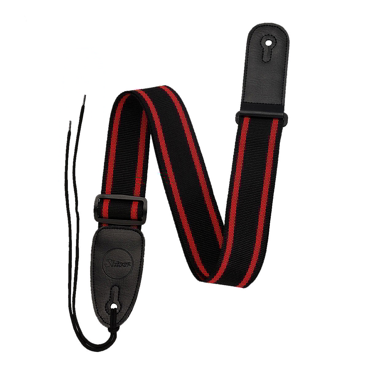 Sangle De Guitare Réglable Noir + 10 Médiators + 3 Supports - Nylon, 86 Cm - Pour Guitare Acoustique, électrique, Basse