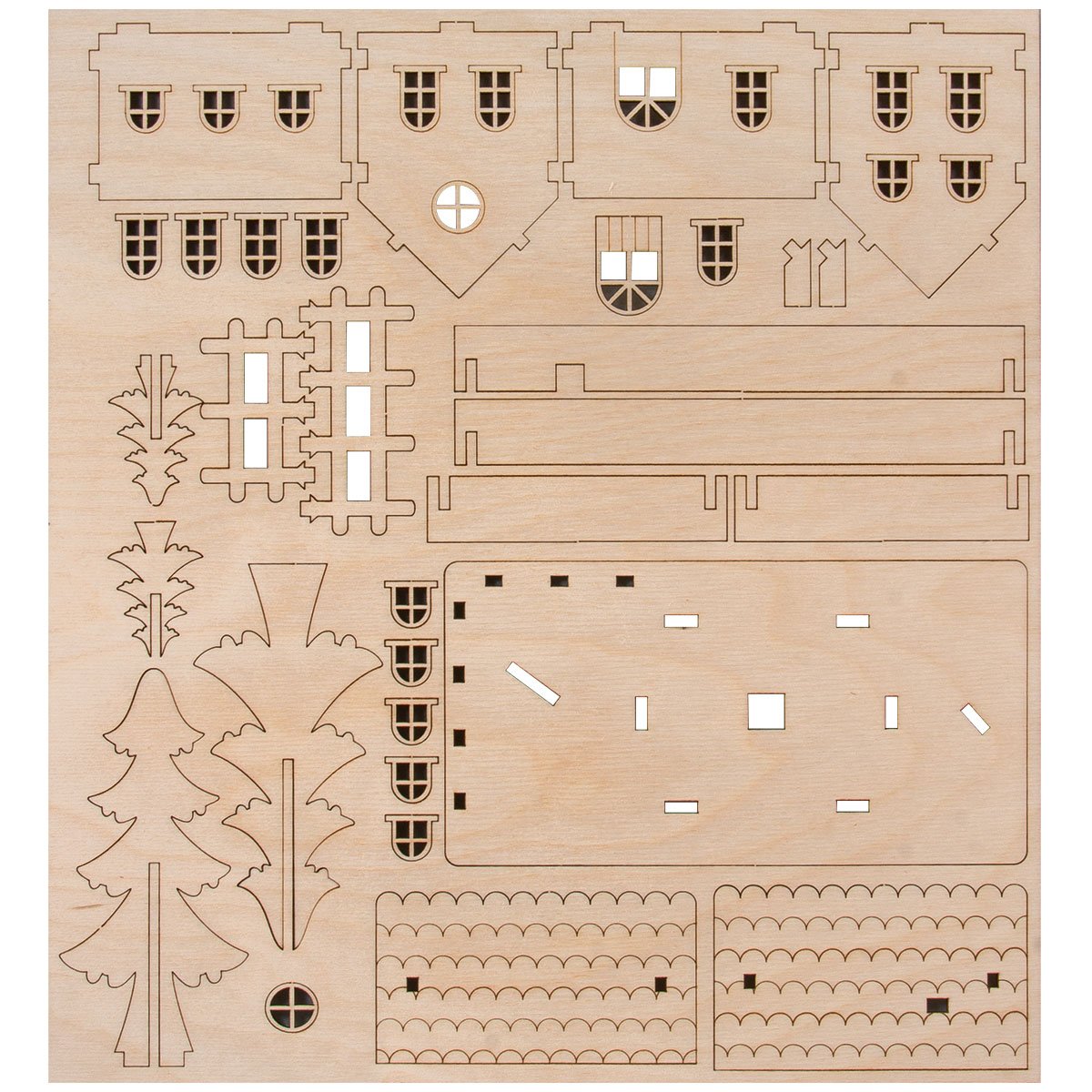 Maison en Bois DIY Assemblage Non Peint Modèles 1/72 Maison Scène Miniature Maison en Bois DIY Assemblage Non Peint Modèles 1/72 Maison Scène Miniature