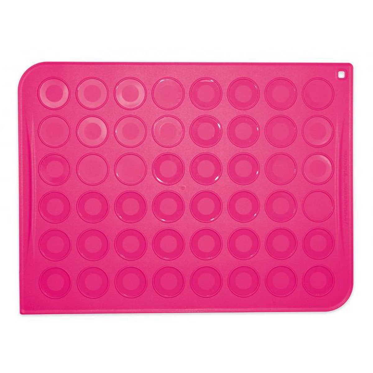 Tapis de Cuisson pour Macarons en Silicone, constitué de 48 cuvettes