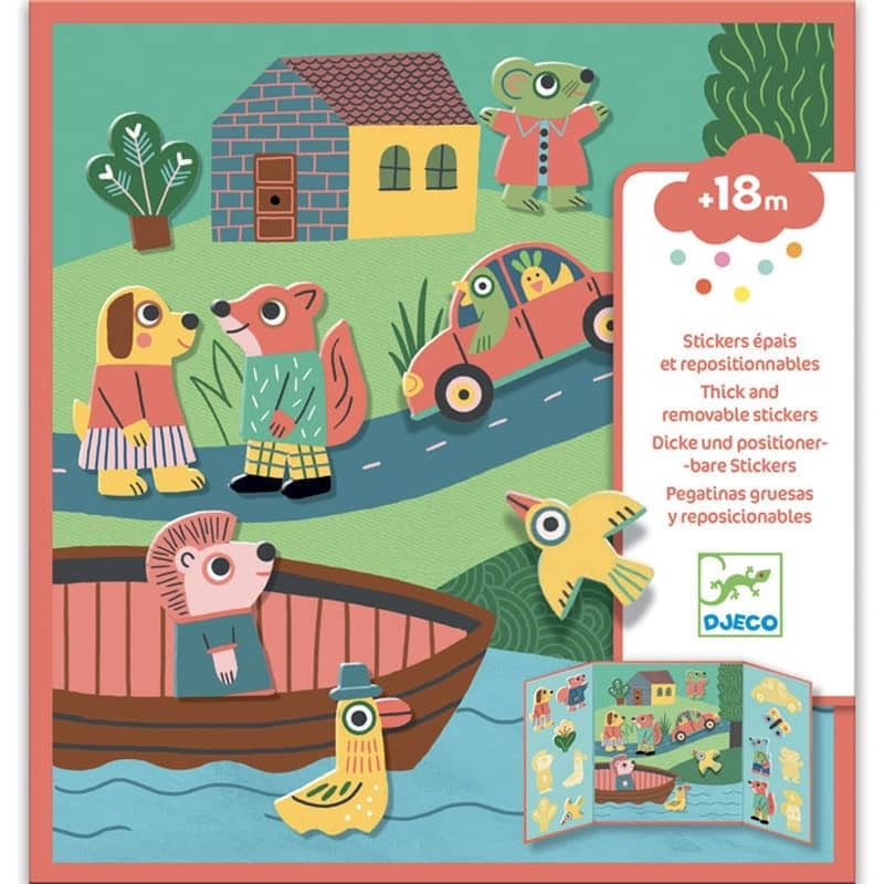 Stickers repositionnables - Animaux