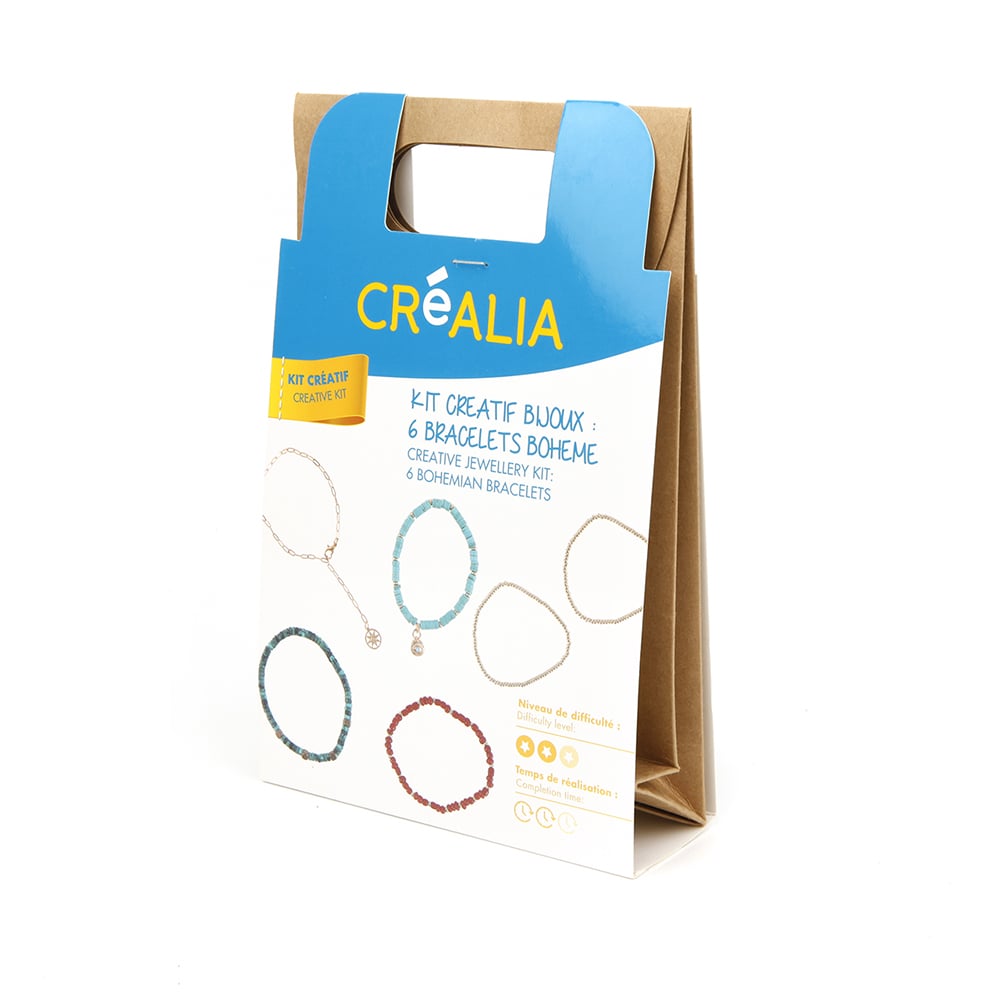 Kit de 6 bracelets bohème- Créalia