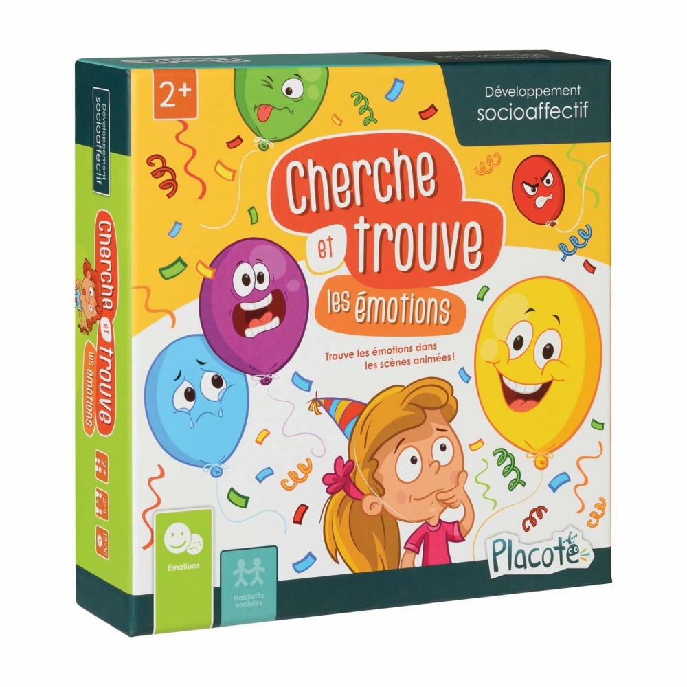 Cherche et trouve les émotions | Bourque, Solène. Auteur