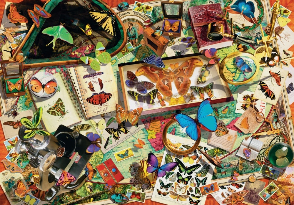 PUZZLE 500 PCS COLLECTIONNEUR DE PAPILLONS