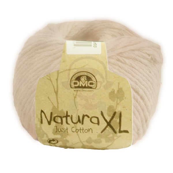 Vignette de Coton Natura XL n03 ivoire  DMC  fil à crocheter