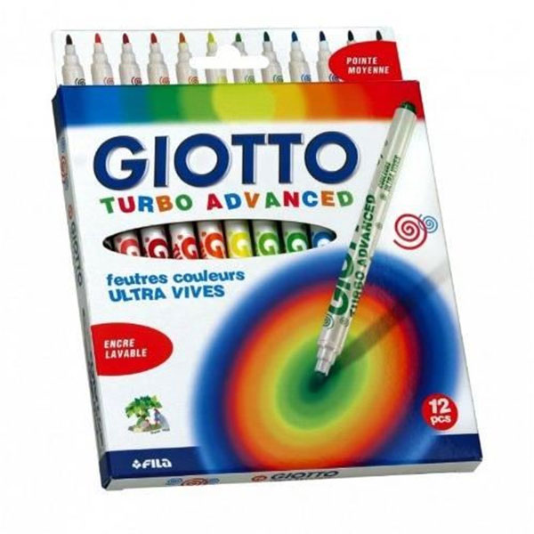 Vignette de 12 feutres - Giotto Turbo advanced