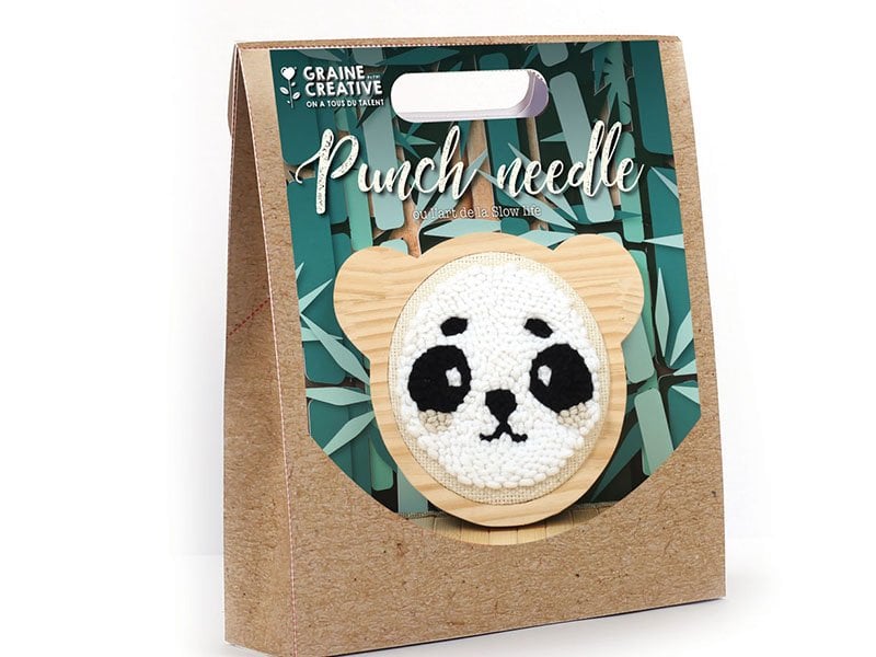 Kit Punch Needle - panda