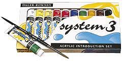 Vignette de Set de 10 tubes de peinture acrylique - System 3