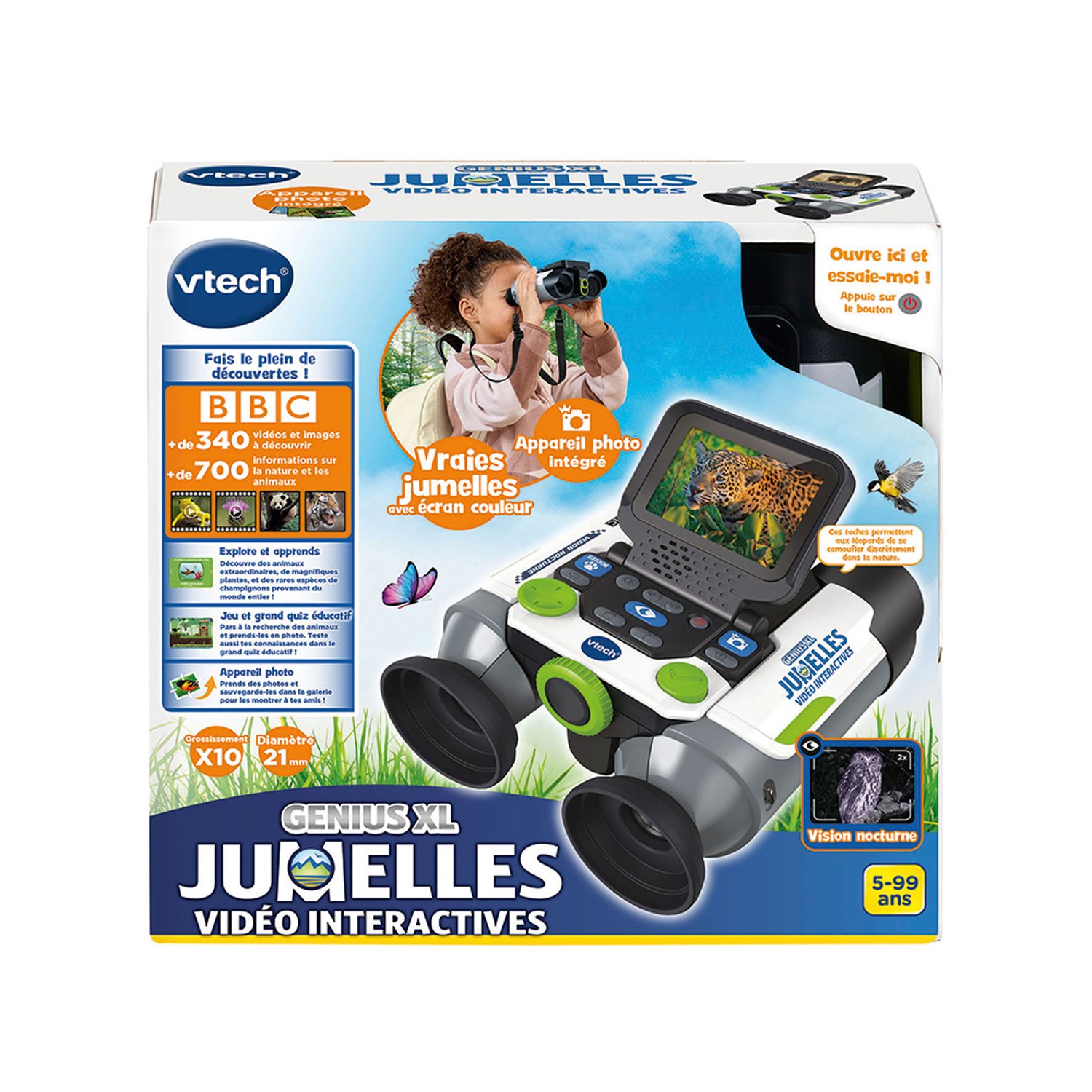 Genius XL Jumelles vidéo interactives - Vtech - Jeux d'éveil | Cultura