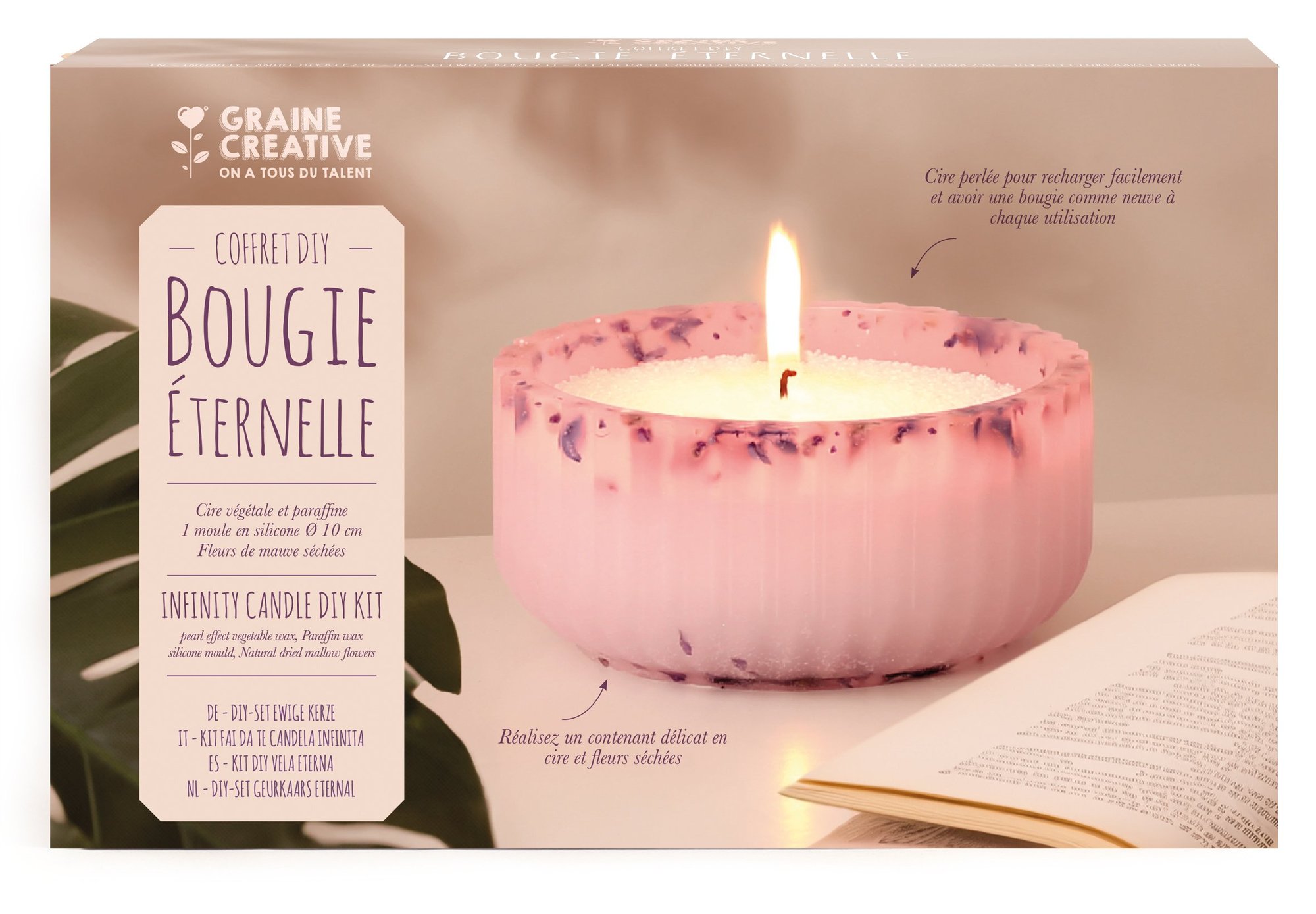 Kit bougie Graine Créative - Bougie éternelle - Fabrication de bougie | Cultura