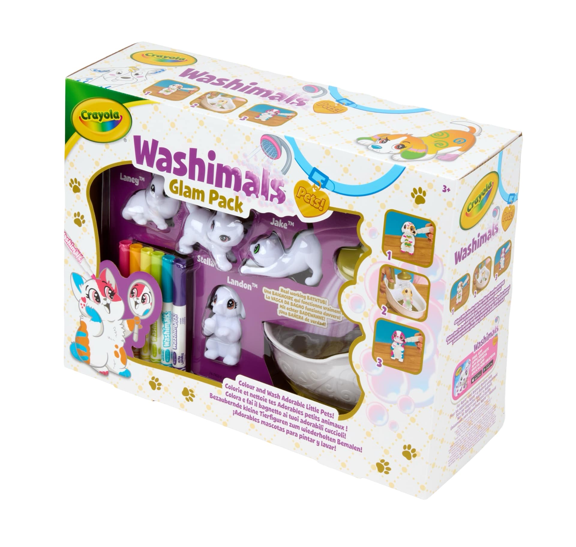 Washimals Coffret Mes Animaux à Colorier - Crayola