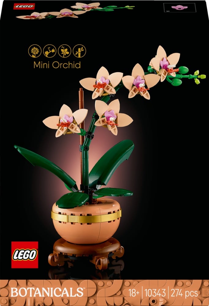 LEGO® 10343 - L’orchidée miniature - LEGO® Botanicals - Jeux de construction | Cultura