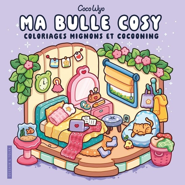 Ma bulle cosy : Coco wyo - Livre de coloriage