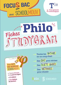 Focus BAC : Fiches Studygram Philo - Spécialité Terminale (Voies générale et technologique)