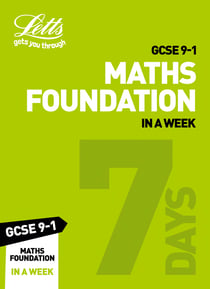 GCSE 9-1 Maths Foundation In a Week - GCSE Grade 9-1