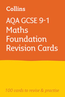 NEW 9-1 GCSE Maths Foundation AQA Revision Question Cards - Ideal for the 2026 and 2027 exams