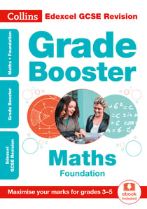 Edexcel GCSE 9-1 Maths Foundation Grade Booster (Grades 3-5) - For the 2020 Autumn & 2021 Summer Exams