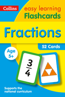 Fractions Flashcards - Prepare for Preschool with easy home learning