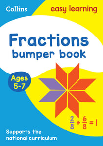 Fractions Bumper Book Ages 5-7 - Prepare for school with easy home learning