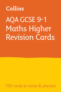 AQA GCSE 9-1 Maths Higher Revision Cards - Ideal for the 2026 and 2027 exams