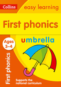 First Phonics Ages 3-4 - Prepare for Preschool with easy home learning