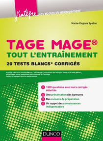 TAGE MAGE® - Tout l'entraînement - 20 tests blancs corrigés
