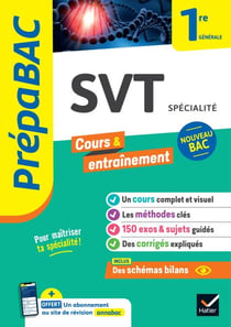 Prépabac - SVT 1re générale (spécialité) - cours, méthodes &amp; entraînement (programme de Première)