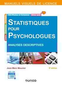Manuel visuel - Statistiques pour psychologues 3ed - Analyses descriptives