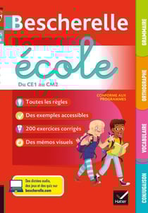 Bescherelle école - Français (CP, CE1, CE2, CM1, CM2) - tout le programme de français à l'école primaire