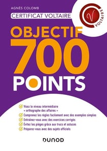 Certificat Voltaire - Objectif 700 points - Objectif 700 points