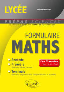 Formulaire Lycée - Maths - Les 3 années en 1 clin d'oeil - Les 3 années en 1 clin d'oeil