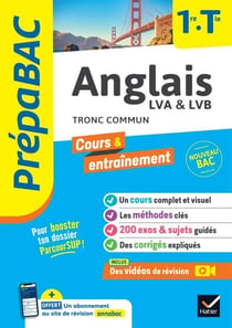 Prépabac - Anglais 1re/Tle - Bac 2027 - cours, méthodes & entraînement (programme de Terminale)