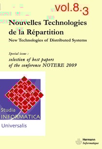 Studia Informatica Universalis n°8-3. New technologies of distributed systems - Nouvelles Technologies de la Répartition