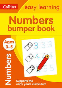 Numbers Bumper Book Ages 3-5 - Prepare for Preschool with easy home learning