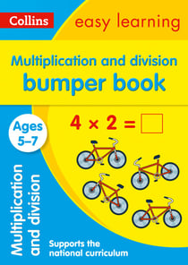 Multiplication and Division Bumper Book Ages 5-7 - Prepare for school with easy home learning