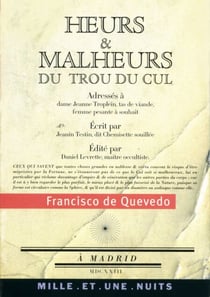 Heurs et malheurs du trou du cul - suivi de Poèmes satiriques et burlesques