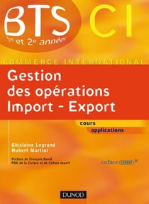 Gestion des opérations import export - Manuel