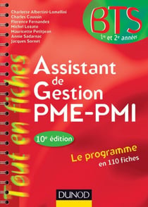 Assistant de gestion PME-PMI - 10e édition - en 110 fiches