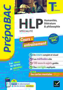 Prépabac - HLP Tle générale (spécialité) - Bac 2026 - cours, méthodes &amp; sujets corrigés (programme de Terminale)