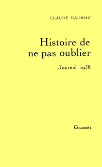 Le temps accompli T02 - 1938, histoire de ne pas oublier
