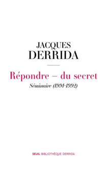 Répondre - Du secret - Séminaire (1991-1992)