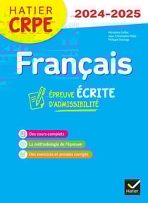 Français - CRPE 2024-2025 - Epreuve écrite d'admissibilité