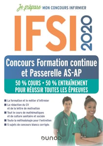IFSI 2020 Concours Formation continue et Passerelle AS-AP - 50% Cours - 50% Entraînement - 50% Cours - 50% Entraînement - Réussir toutes les épreuves