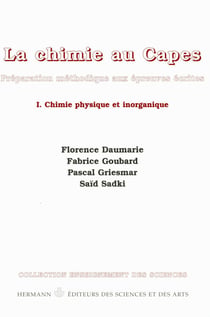 La chimie au CAPES. Volume I - Chimie physique et énérgénique