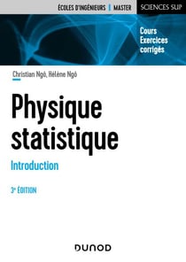 Physique statistique 3e éd. - Introduction - Cours et exercices corrigés